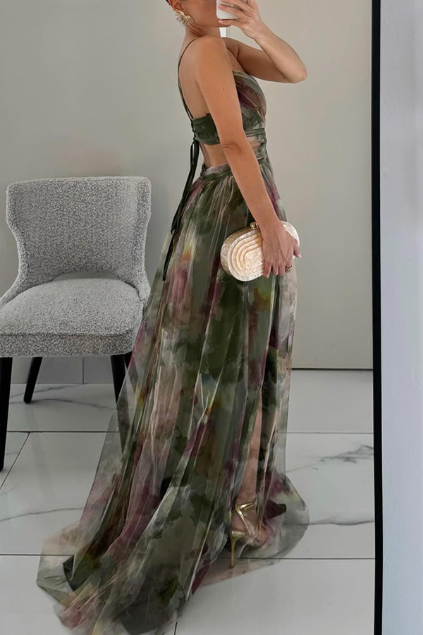 Women's Spaghetti Strap Maxi Dress