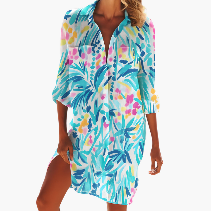 Women's Long Sleeve Shirt Dress
