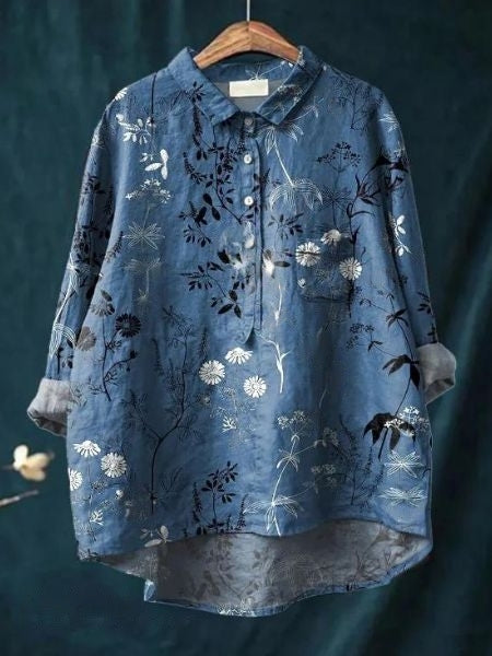 Women's Romantic Floral Blouse