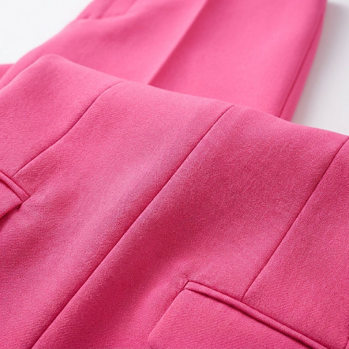 Women's Tailored Blazer Wide-Leg Set