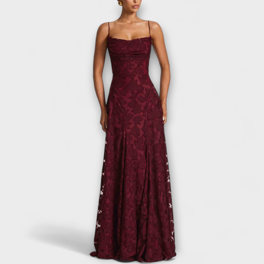 Beatrice | Women's Floral Lace Maxi Dress