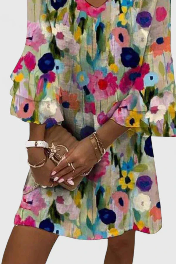 Women's Floral Mini Dress