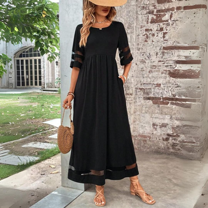 Women's Empire Waist Maxi Dress