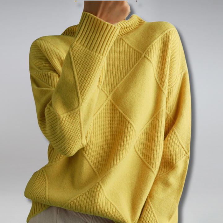 Cozy turtleneck sweater for women