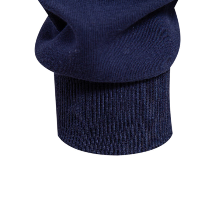 Elegant long-sleeve polo shirt for men