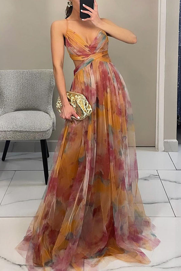 Women's Spaghetti Strap Maxi Dress