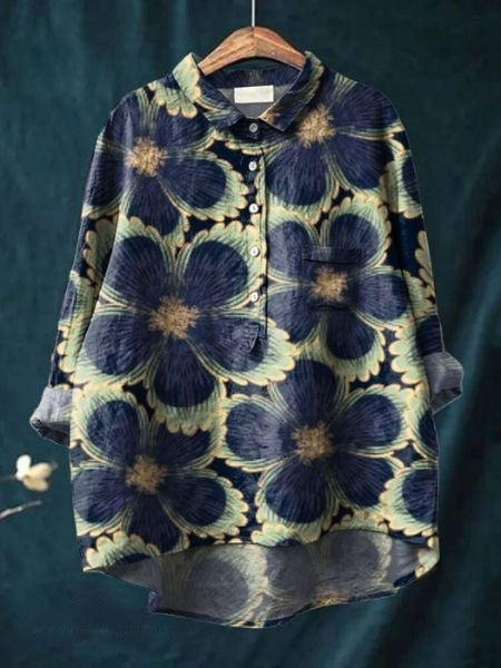 Women's Romantic Floral Blouse