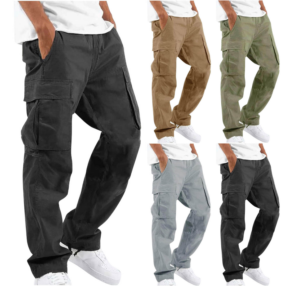 Casual cargo trousers for men