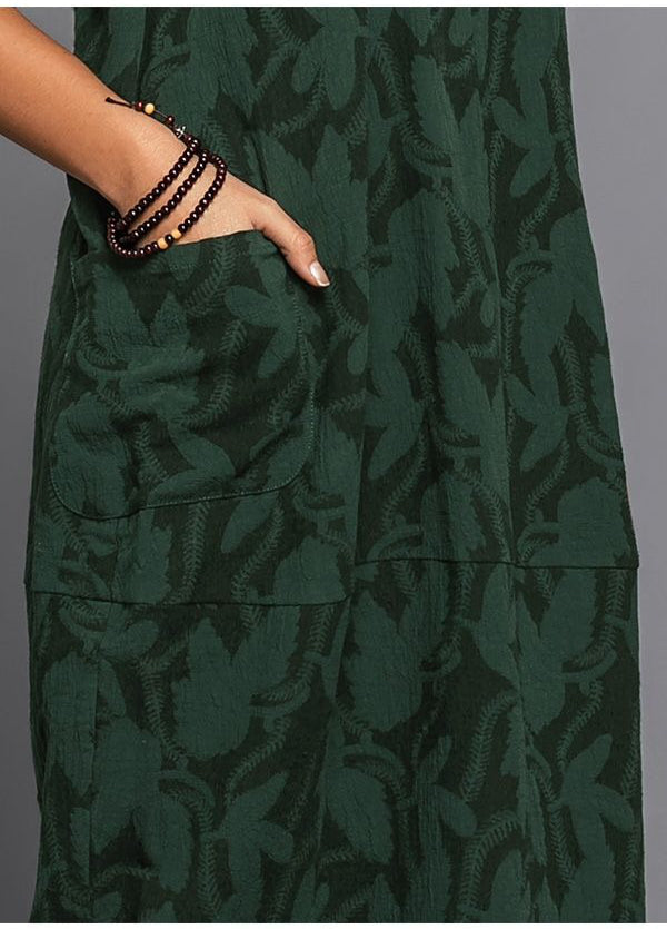 Women's Long Sleeve Floral Midi Dress