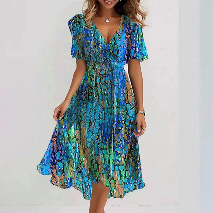Women's Flowy Summer Midi Dress