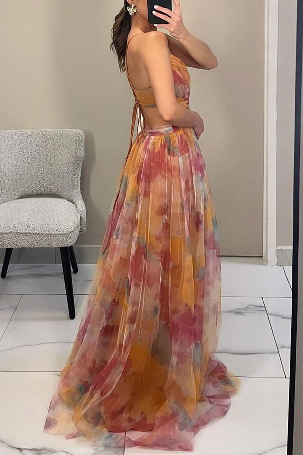 Women's Spaghetti Strap Maxi Dress