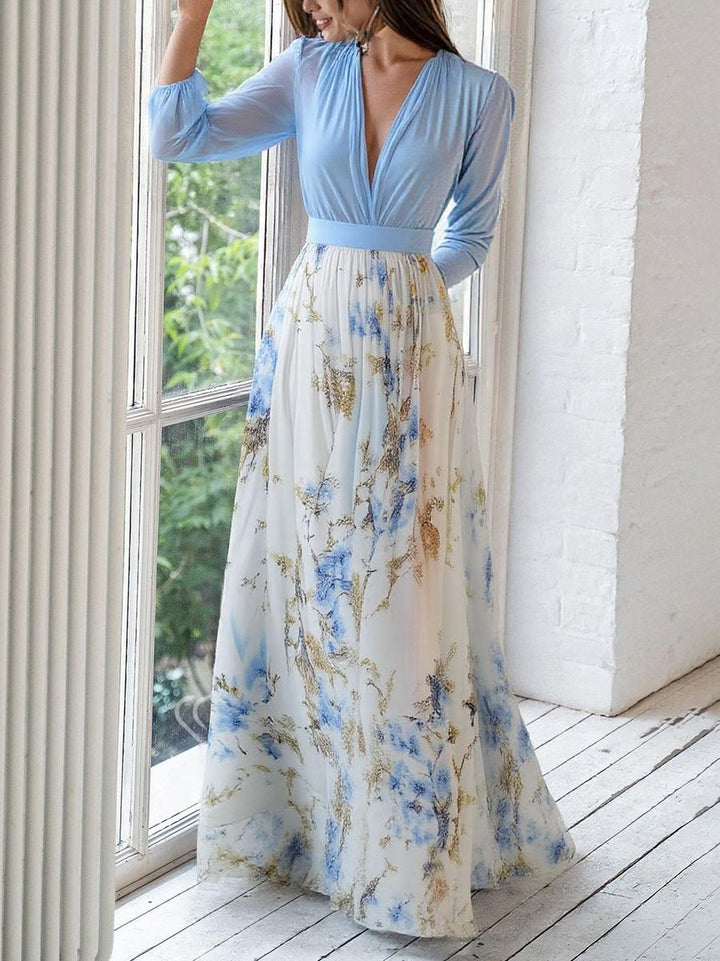 Women's Floral Flowing Maxi Dress