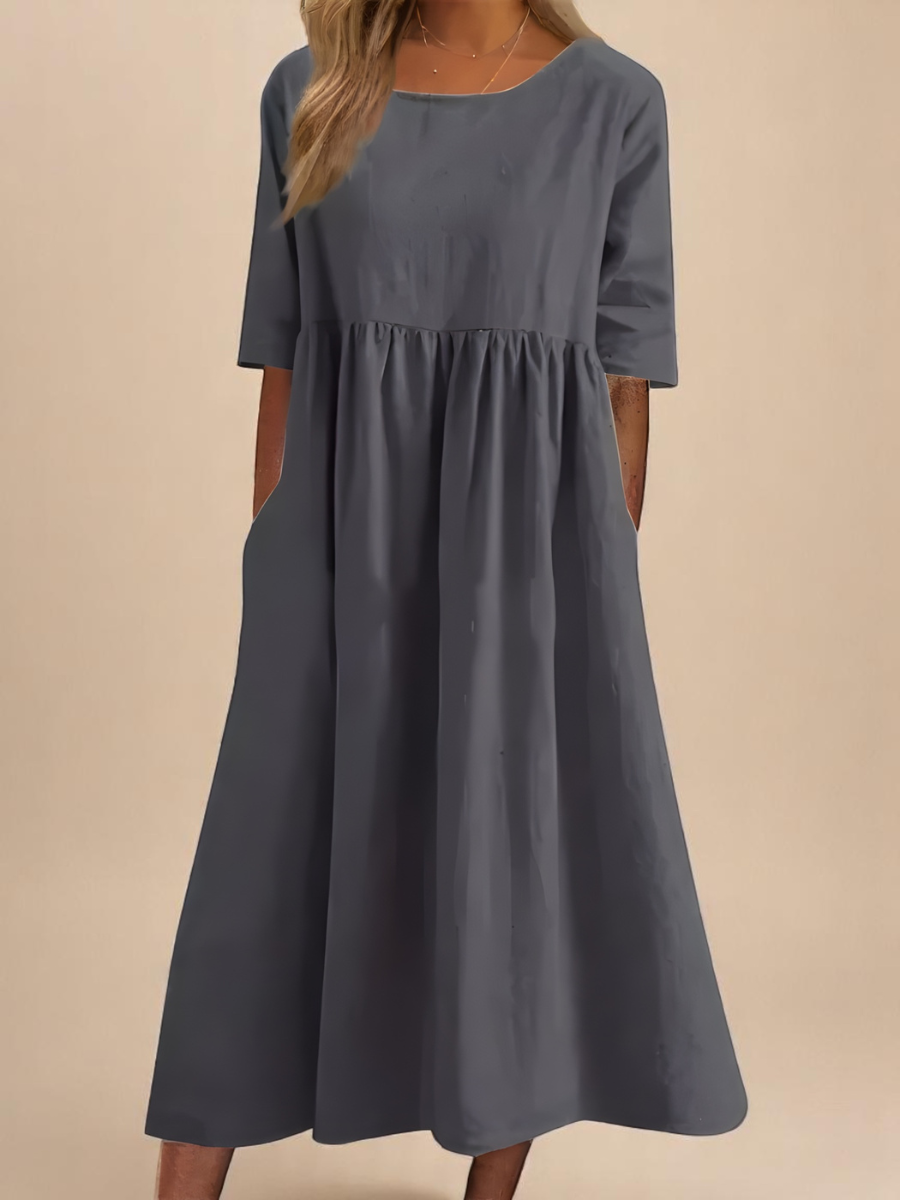 Women's Cotton Midi Dress