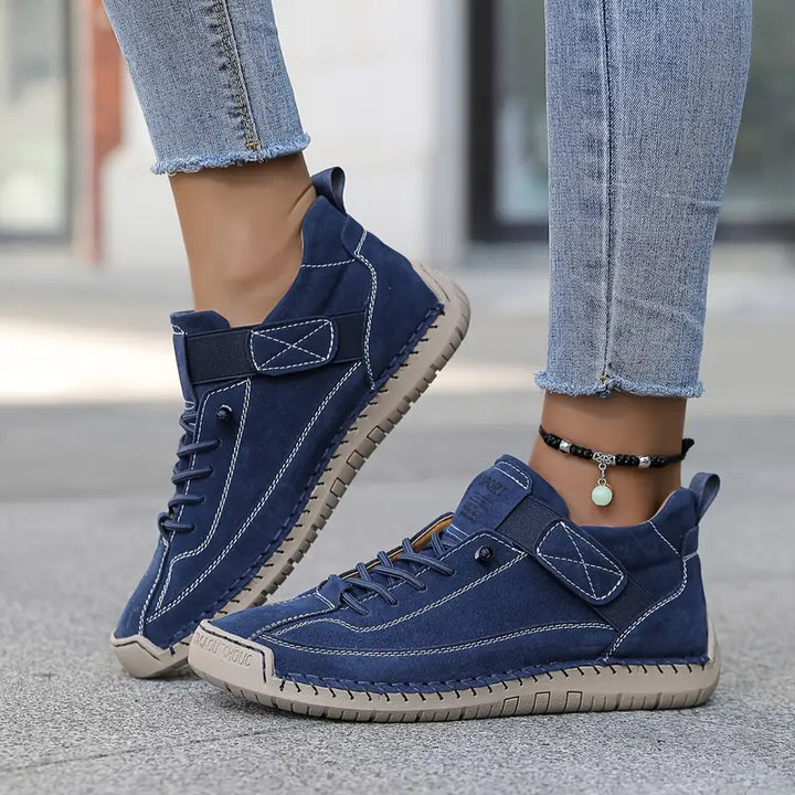 Women's Orthopedic Lace Up Sneakers Cushioned Wide Fit