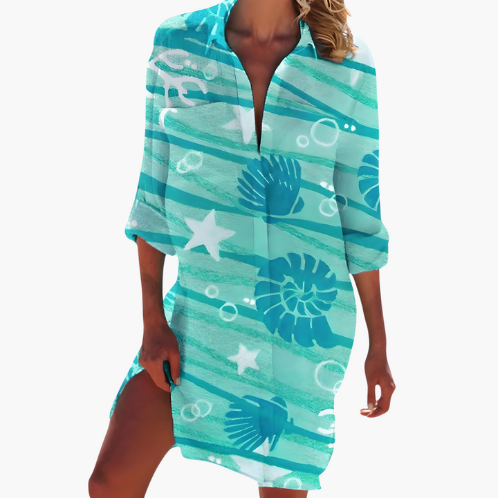 Women's Long Sleeve Shirt Dress