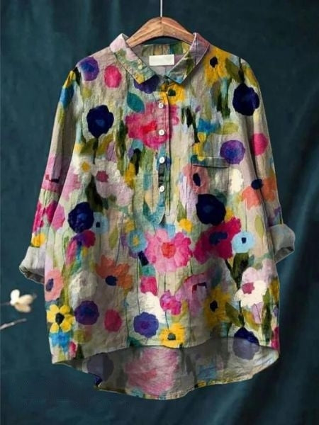 Women's Romantic Floral Blouse
