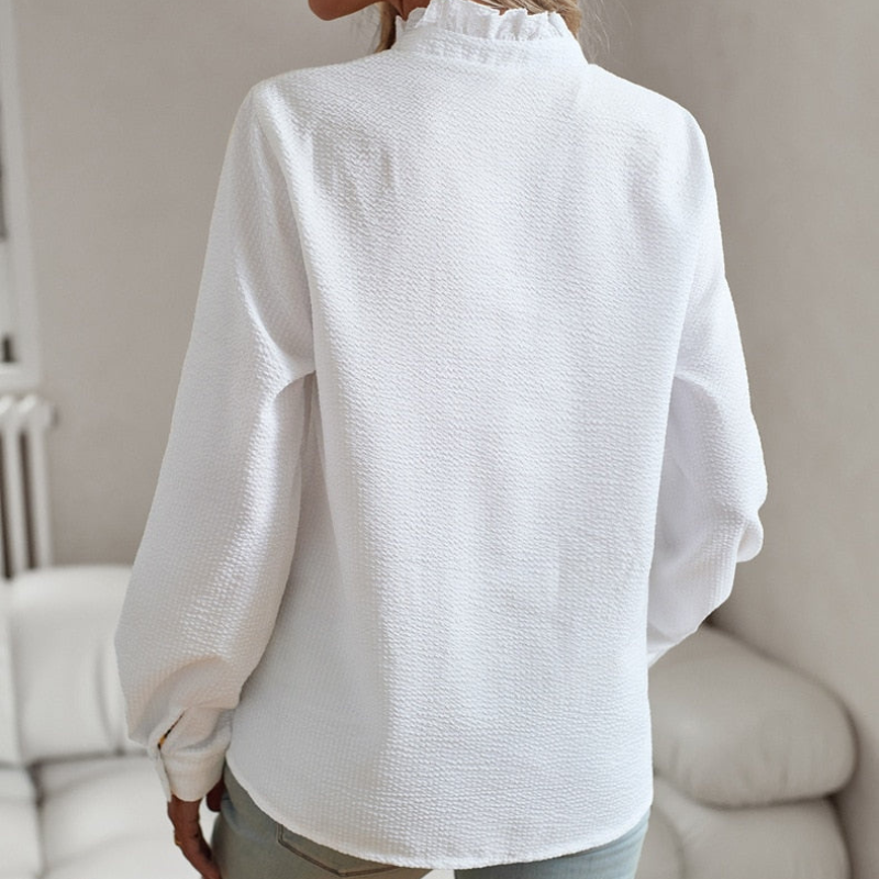 Women's Striped Long Sleeve Blouse