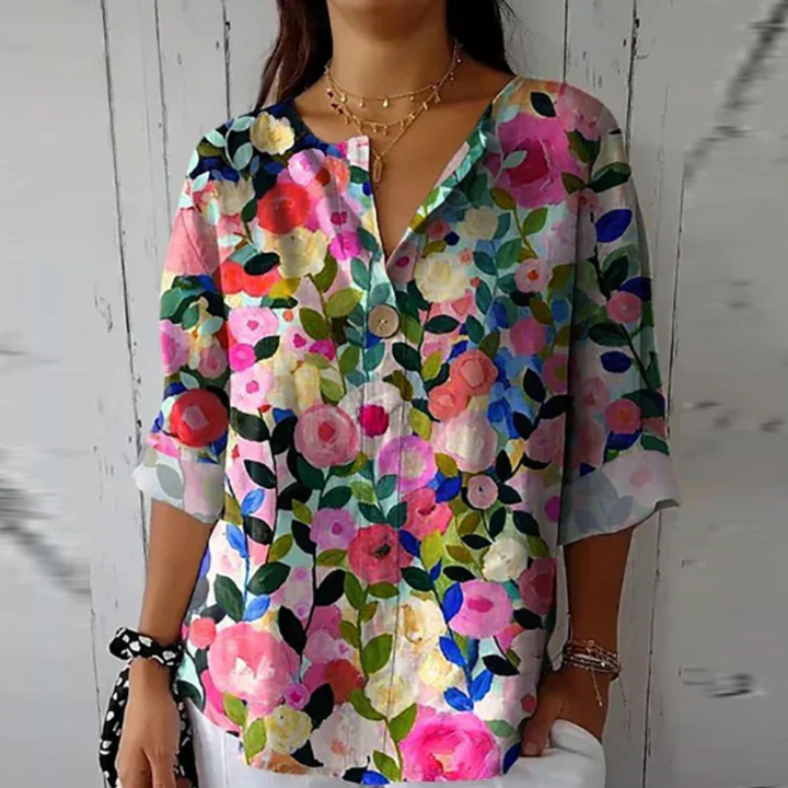 Women's Floral Print Blouse