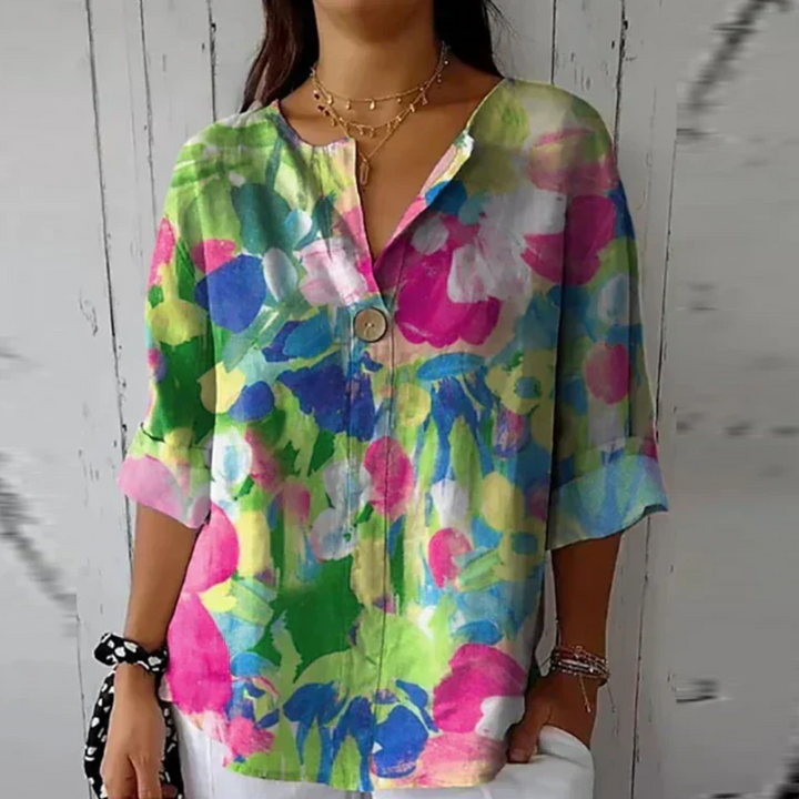 Women's Floral Print Blouse