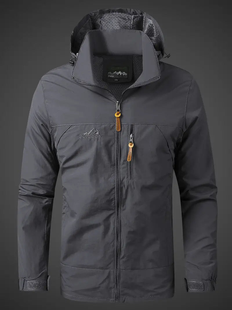 Waterproof windproof outdoor jacket for men
