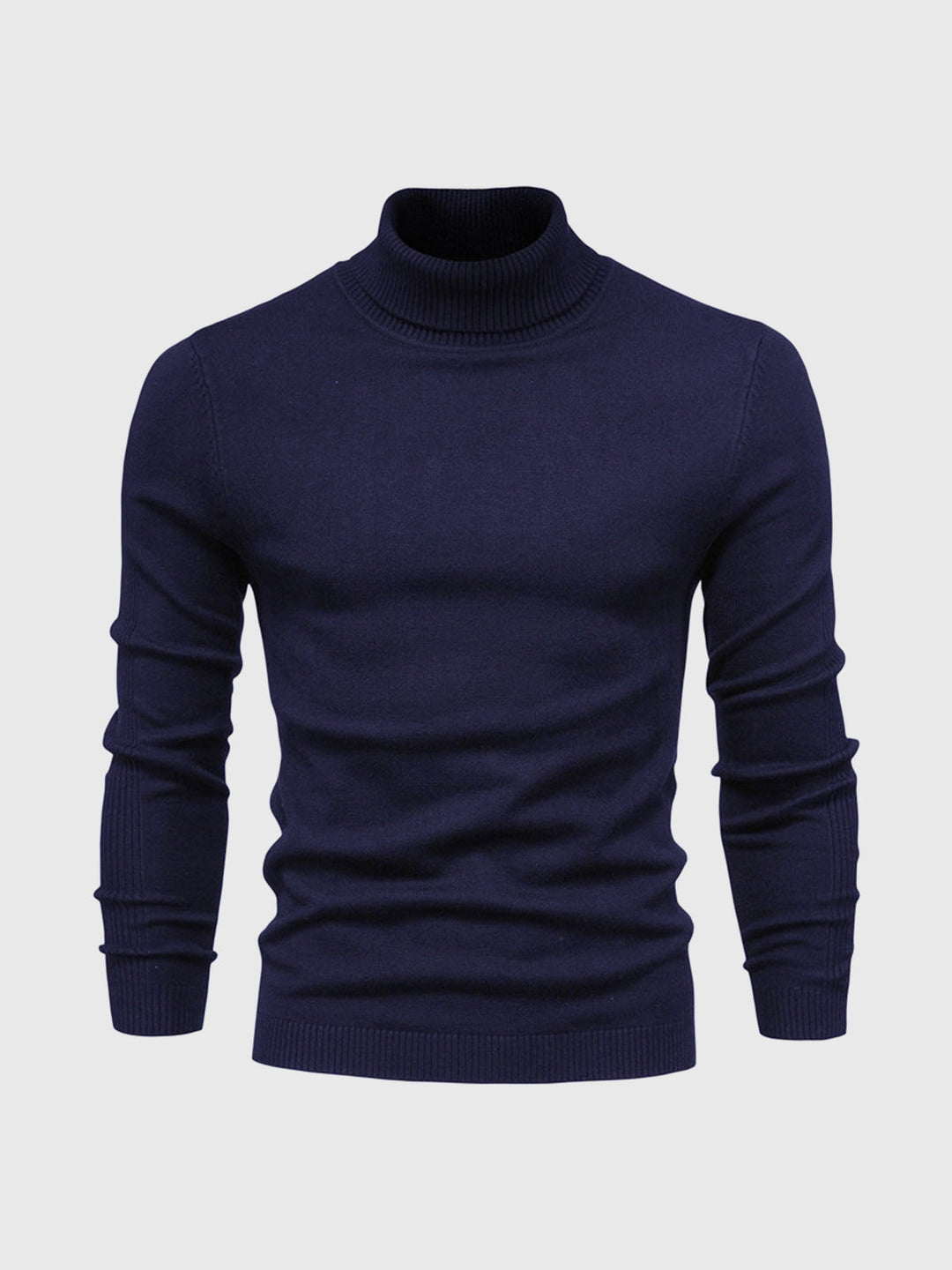Washable turtleneck sweater for men