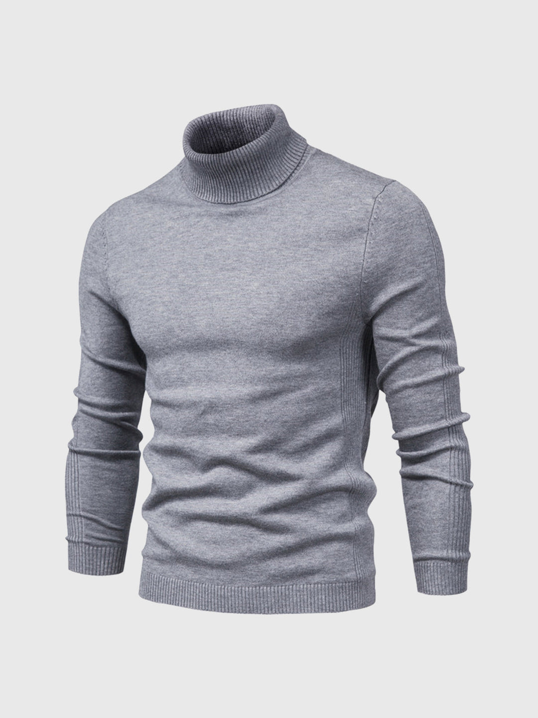 Washable turtleneck sweater for men