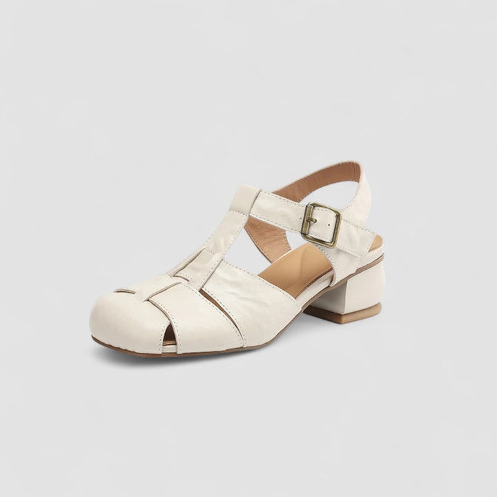 Women's Orthopedic Mary Jane Shoes Block Heel Ankle Strap