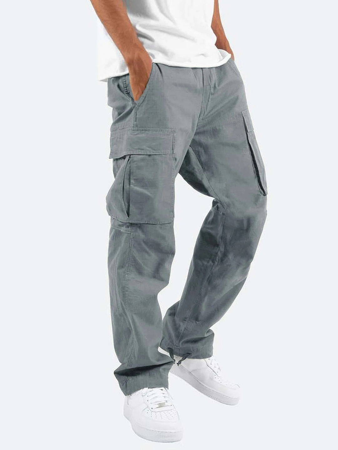Casual cargo trousers for men