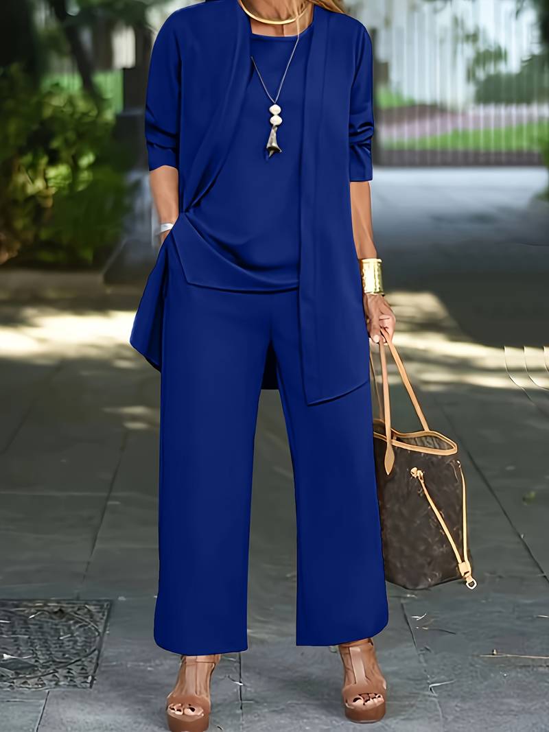Women's Three-Piece Cardigan Co-ord Set