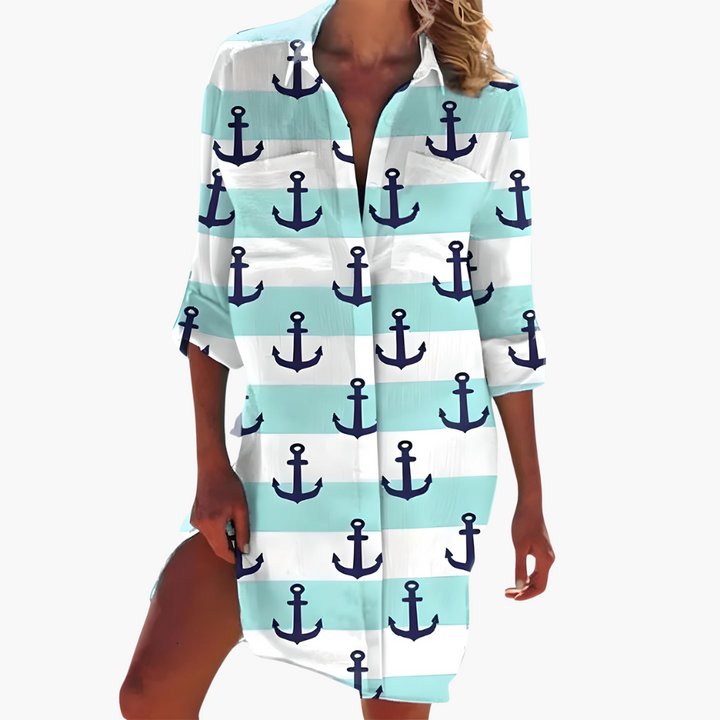 Women's Long Sleeve Shirt Dress