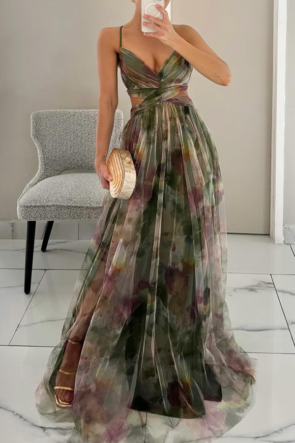 Women's Spaghetti Strap Maxi Dress