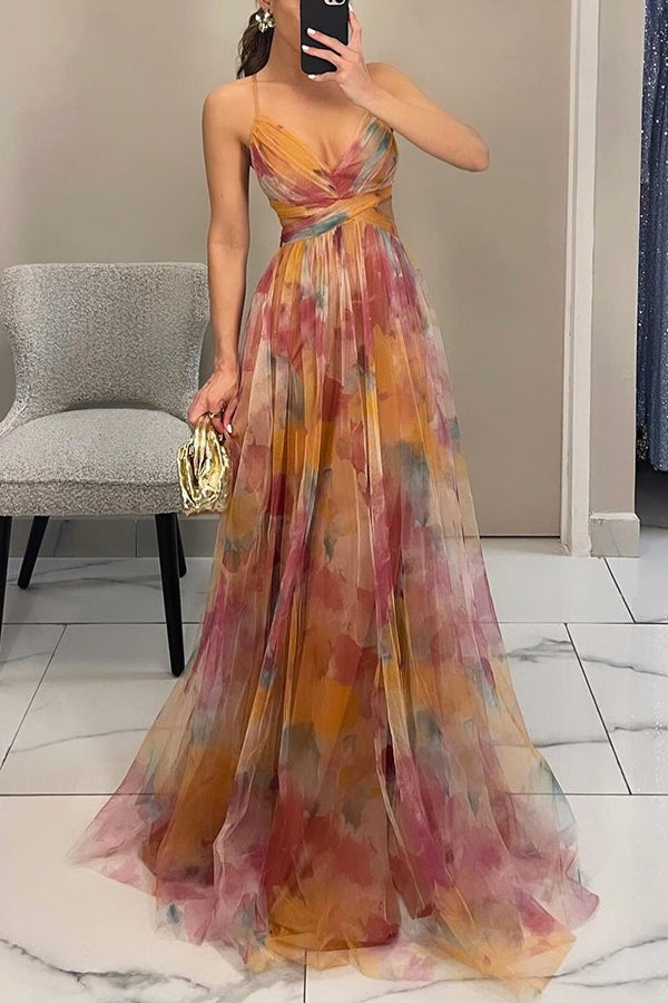 Women's Spaghetti Strap Maxi Dress
