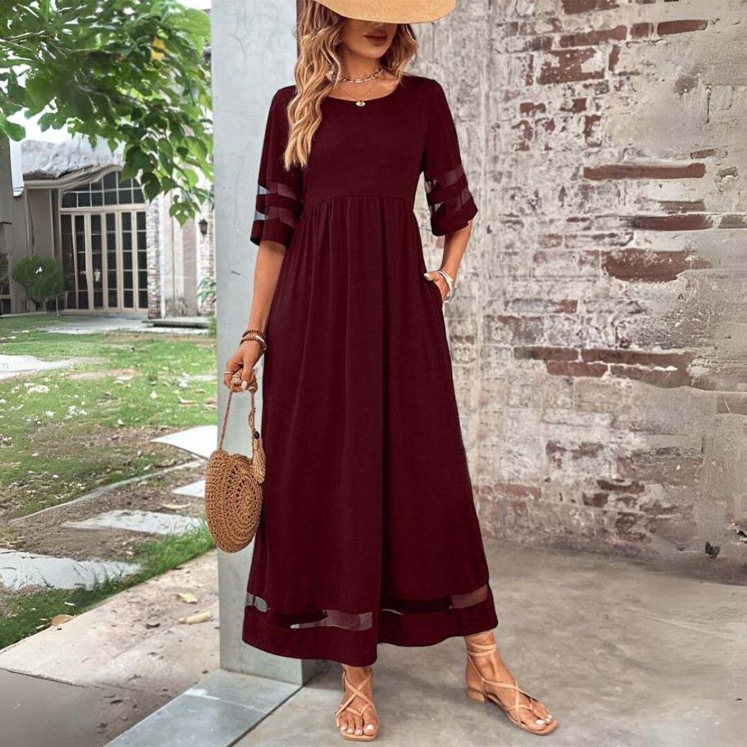 Women's Empire Waist Maxi Dress