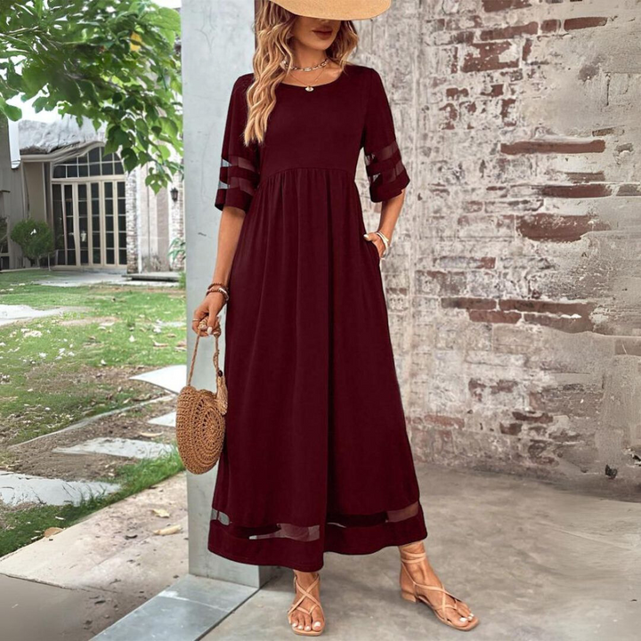 Women's Empire Waist Maxi Dress