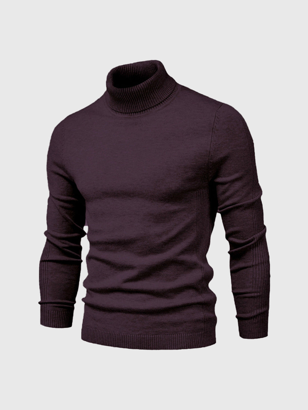 Washable turtleneck sweater for men