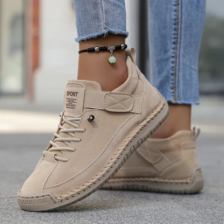 Women's Orthopedic Lace Up Sneakers Cushioned Wide Fit