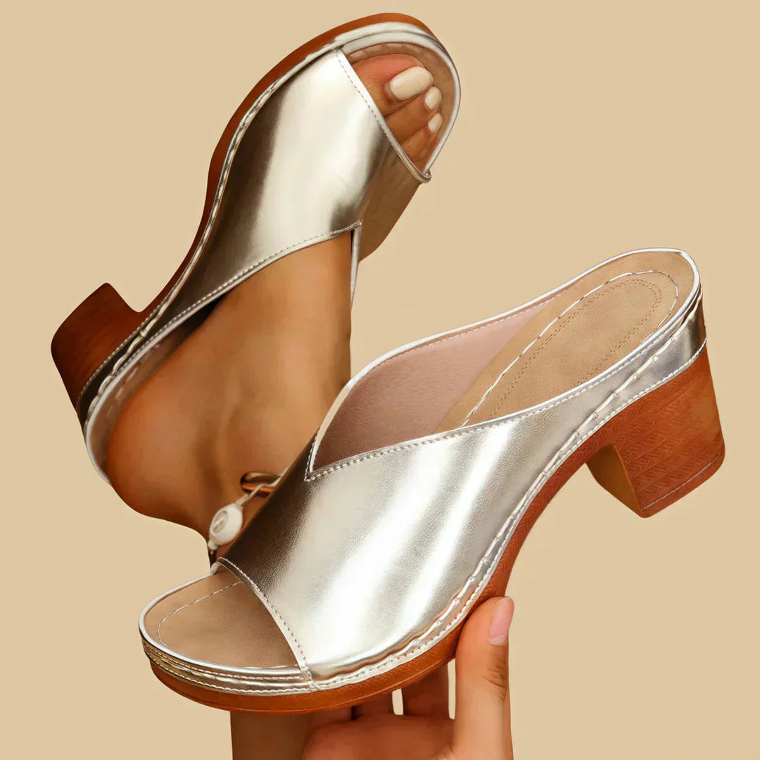 Women's Orthopedic Block Heel Sandals