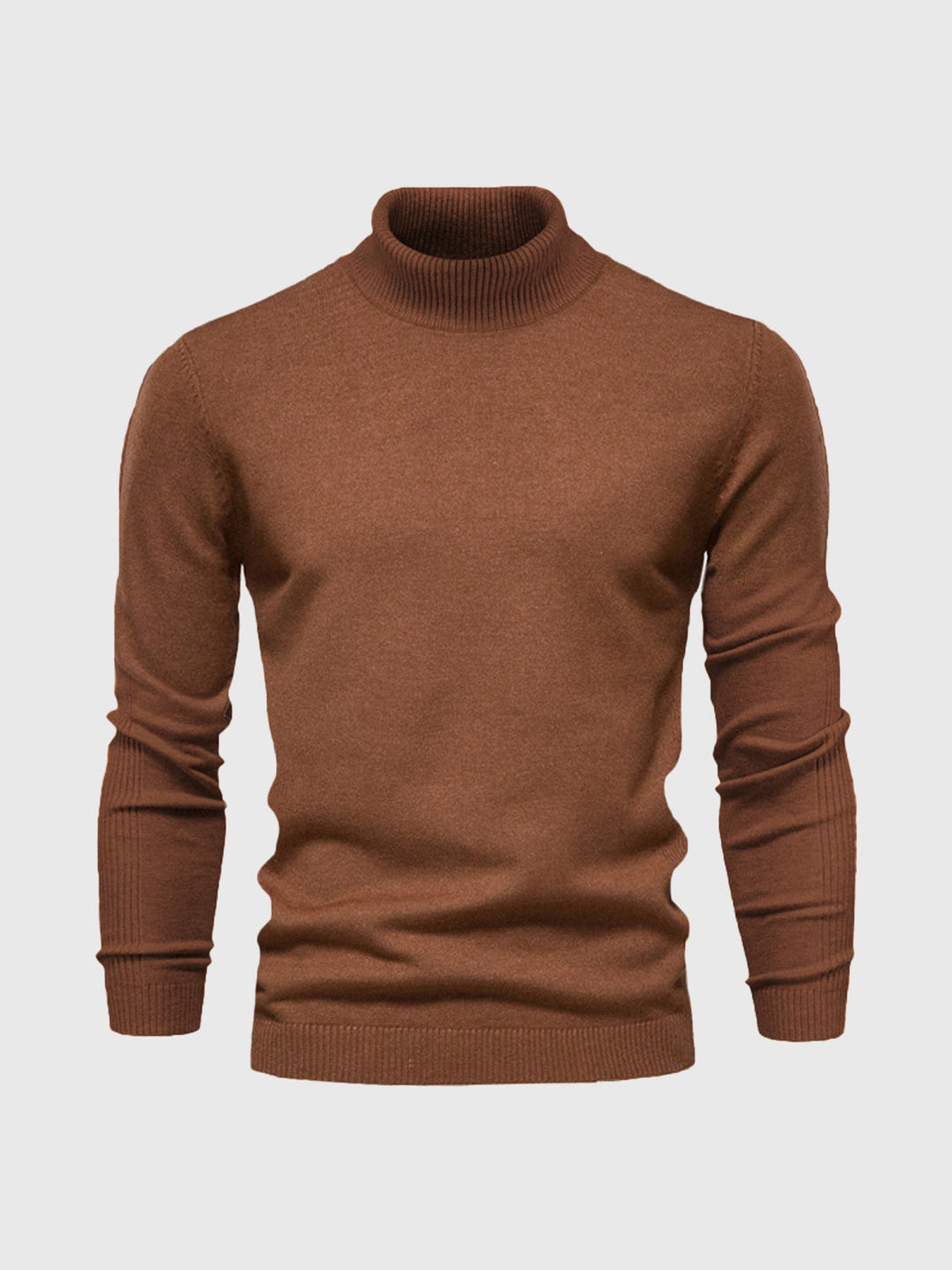 Washable turtleneck sweater for men