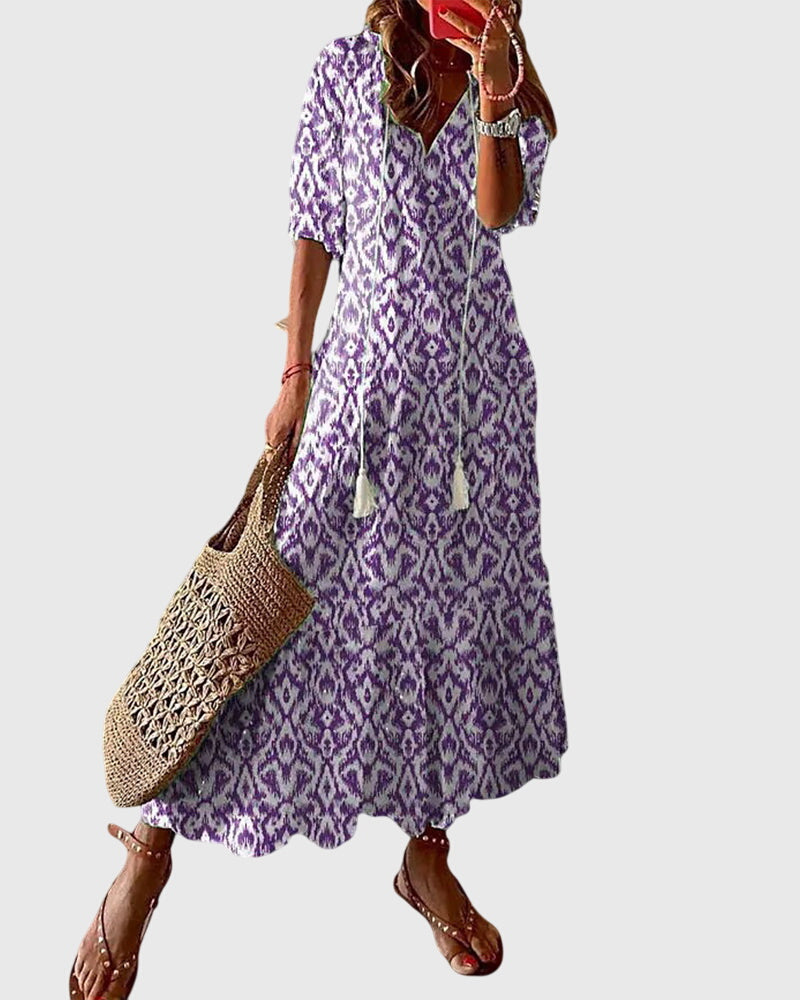 Women's Vintage Boho Summer Dress