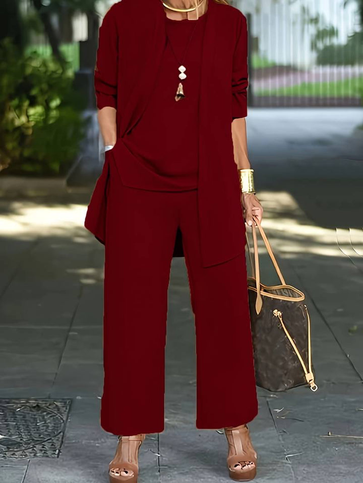 Women's Three-Piece Cardigan Co-ord Set