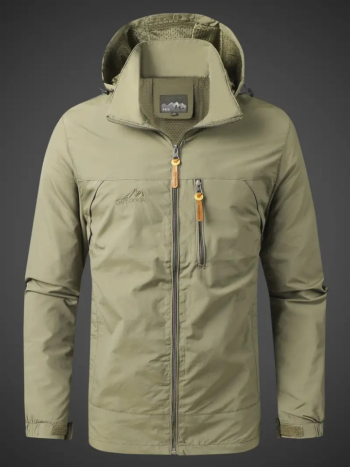 Waterproof windproof outdoor jacket for men