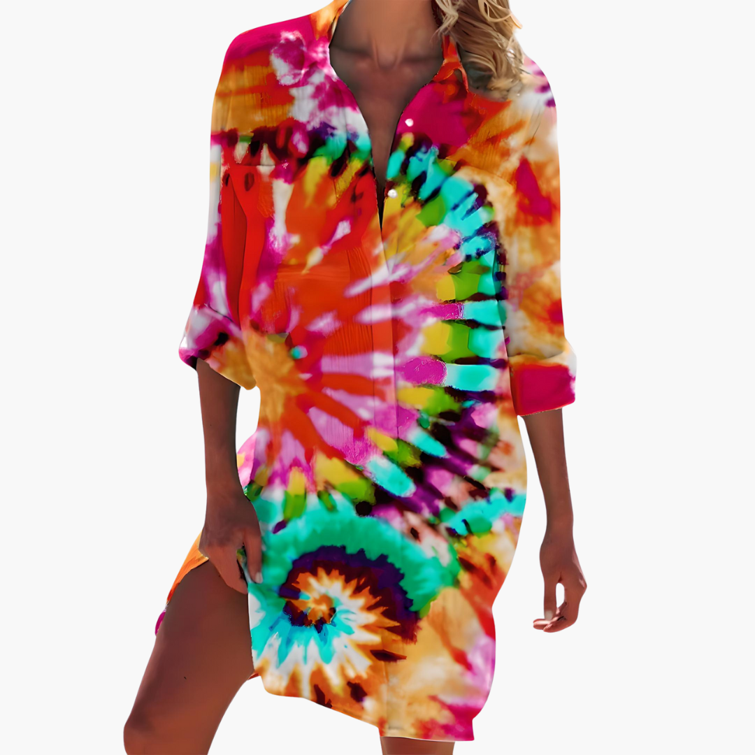 Women's Long Sleeve Shirt Dress