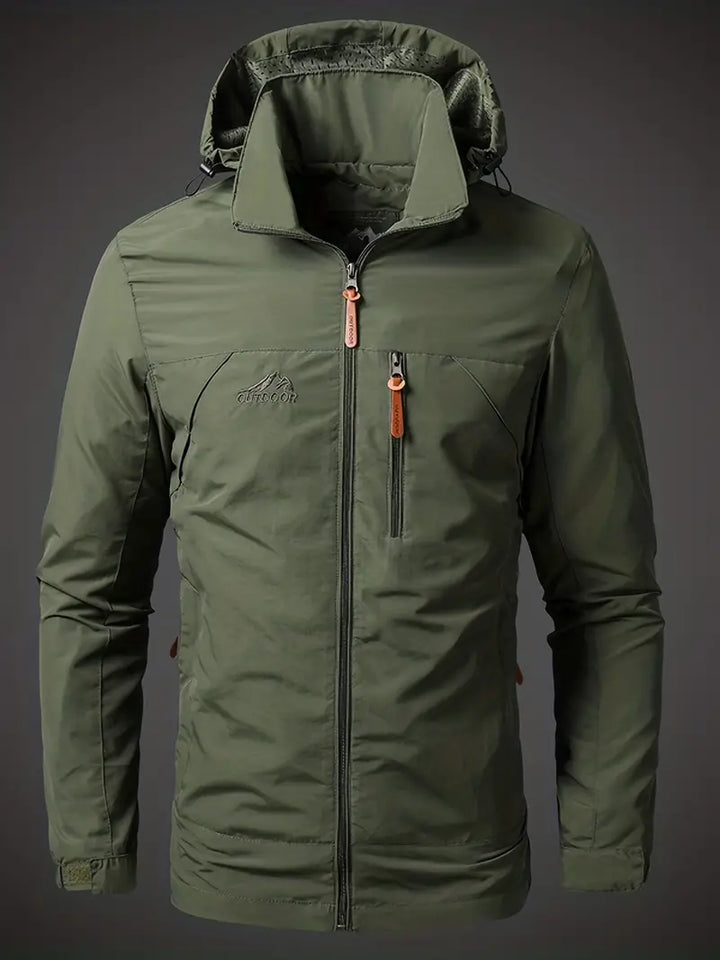 Waterproof windproof outdoor jacket for men