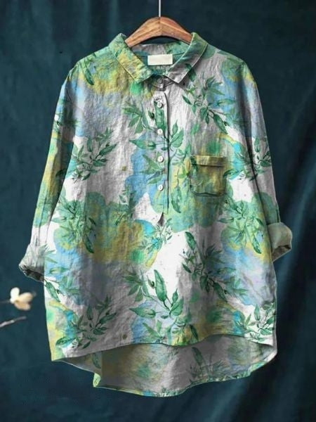 Women's Romantic Floral Blouse