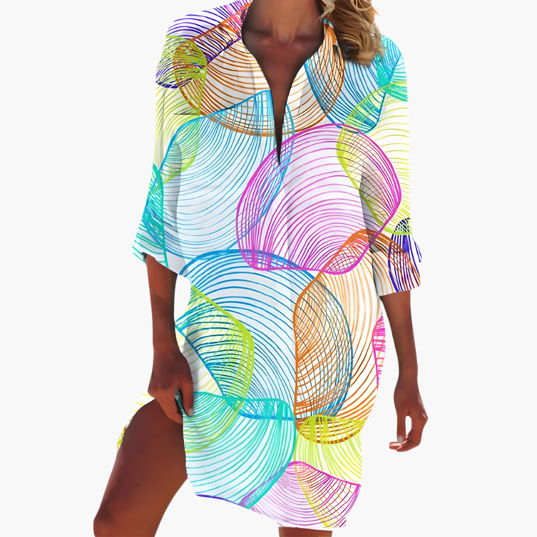 Women's Long Sleeve Shirt Dress
