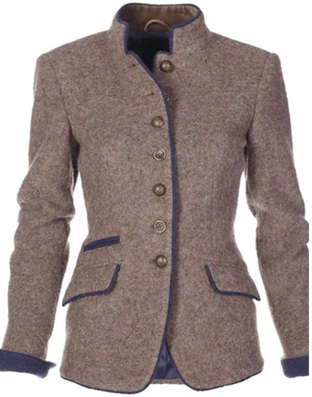 Elegant solid-colour jacket for women