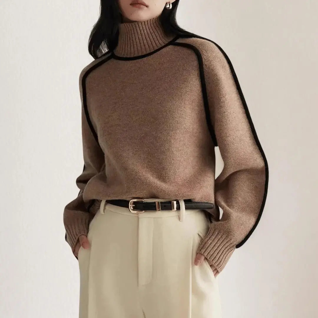Women's Knit Turtleneck Jumper
