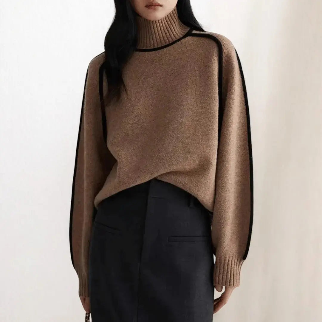 Women's Knit Turtleneck Jumper