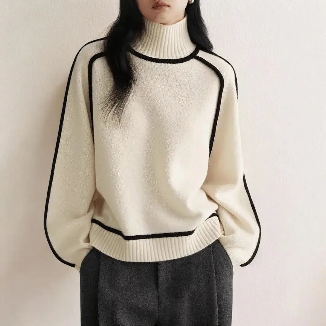 Women's Knit Turtleneck Jumper