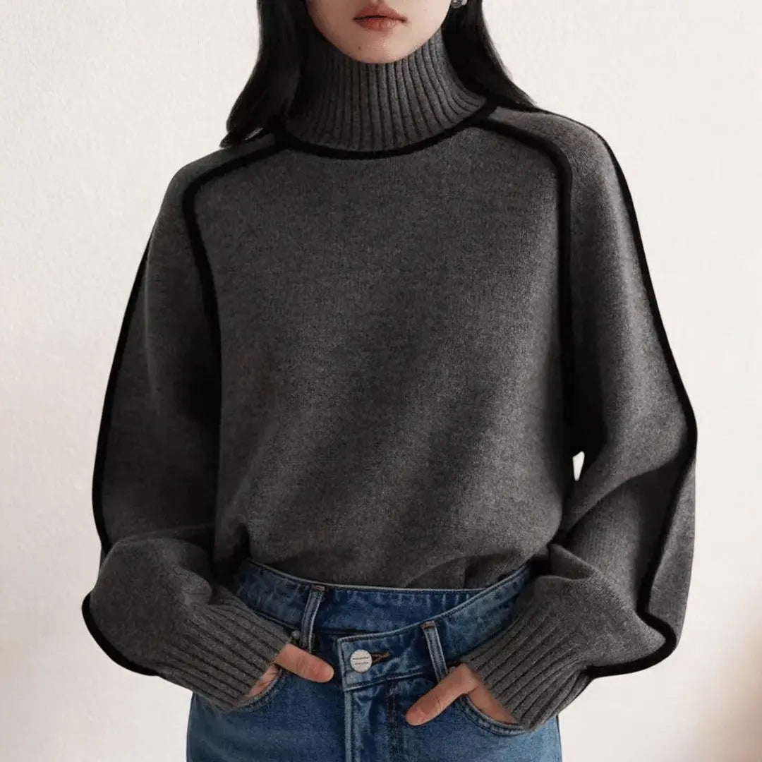 Women's Knit Turtleneck Jumper